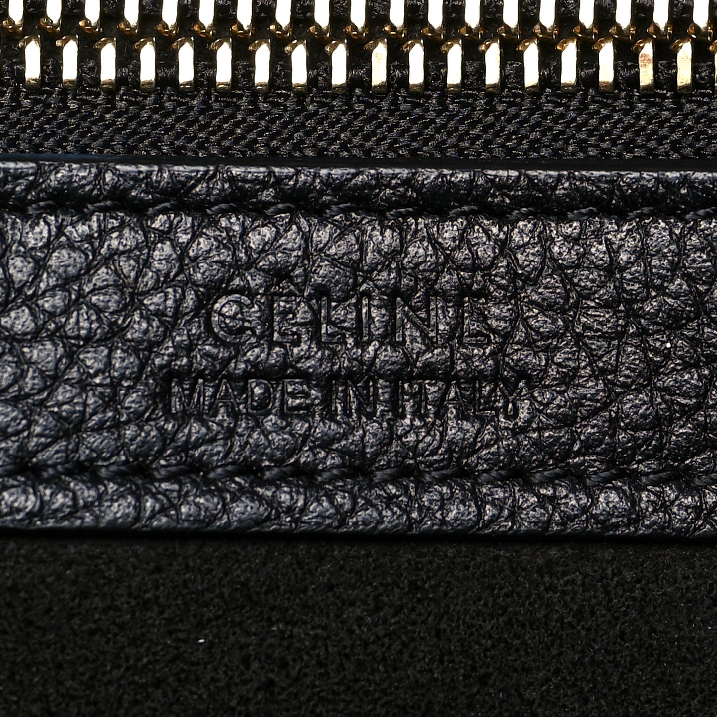 Soft Grained Calfskin Small Belt Cabas Phantom Black