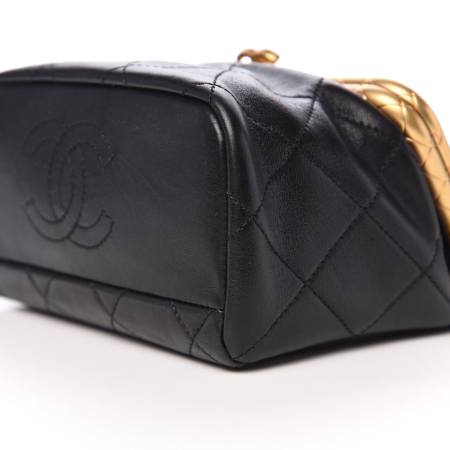Chanel Lambskin Quilted My Crush Bag Black 9 of 10