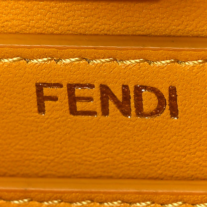 Fendi Shiny Nappa Petite Peekaboo I SEE U Satchel Mimosa 6 of 8