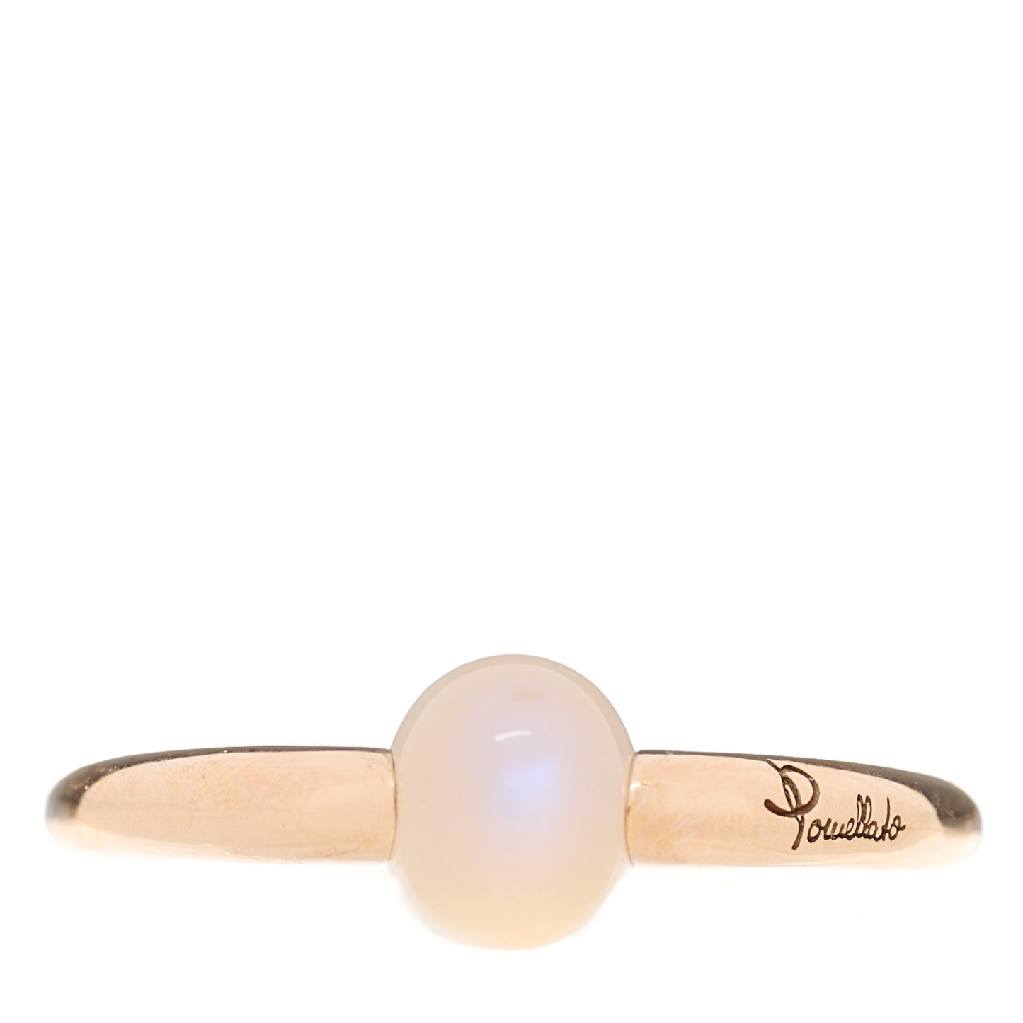 18K Rose Gold Adularia M'Ama Non M'Ama Ring 52 6