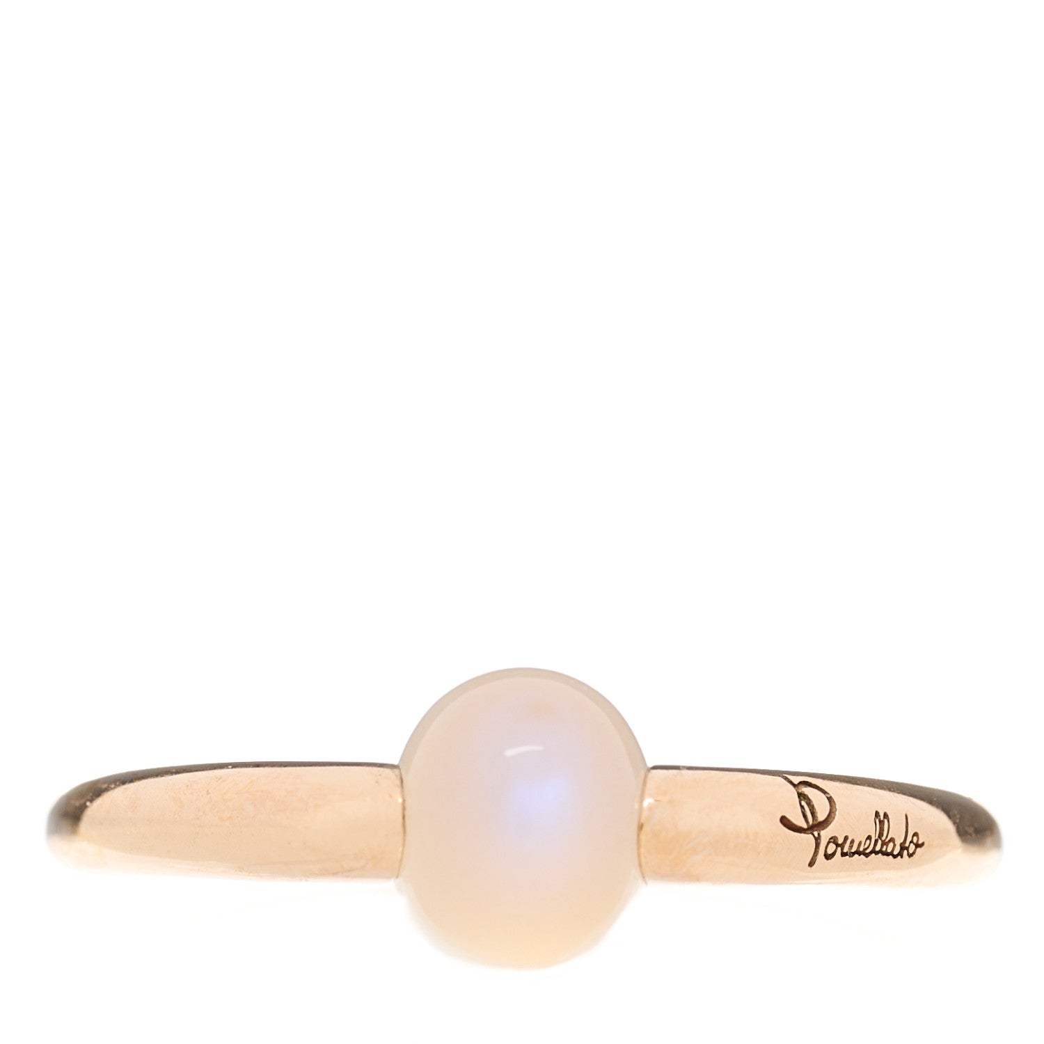 Pomellato 18K Rose Gold Adularia M'Ama Non M'Ama Ring 52 6 1 of 5