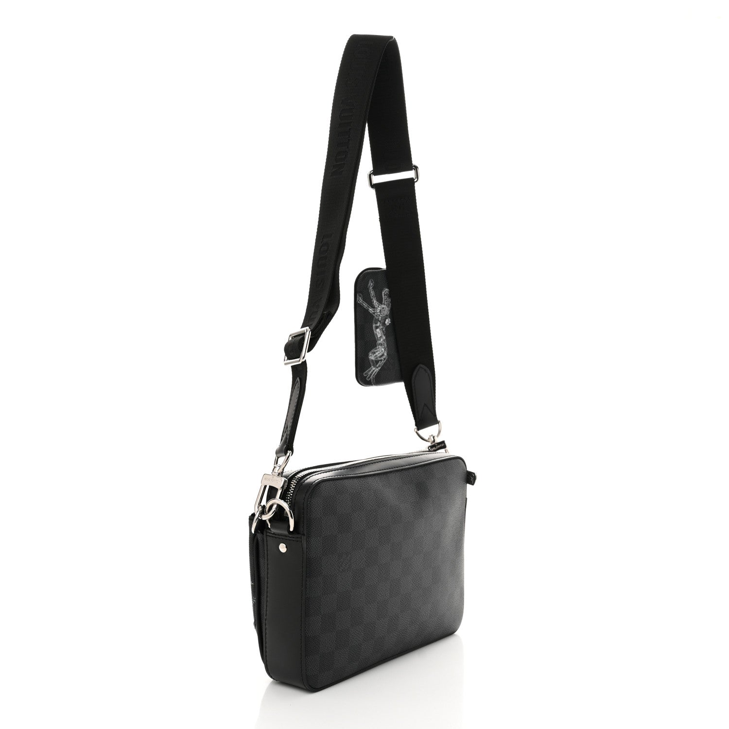 Louis Vuitton Damier Graphite Wild Animals Trio Messenger 3 of 9