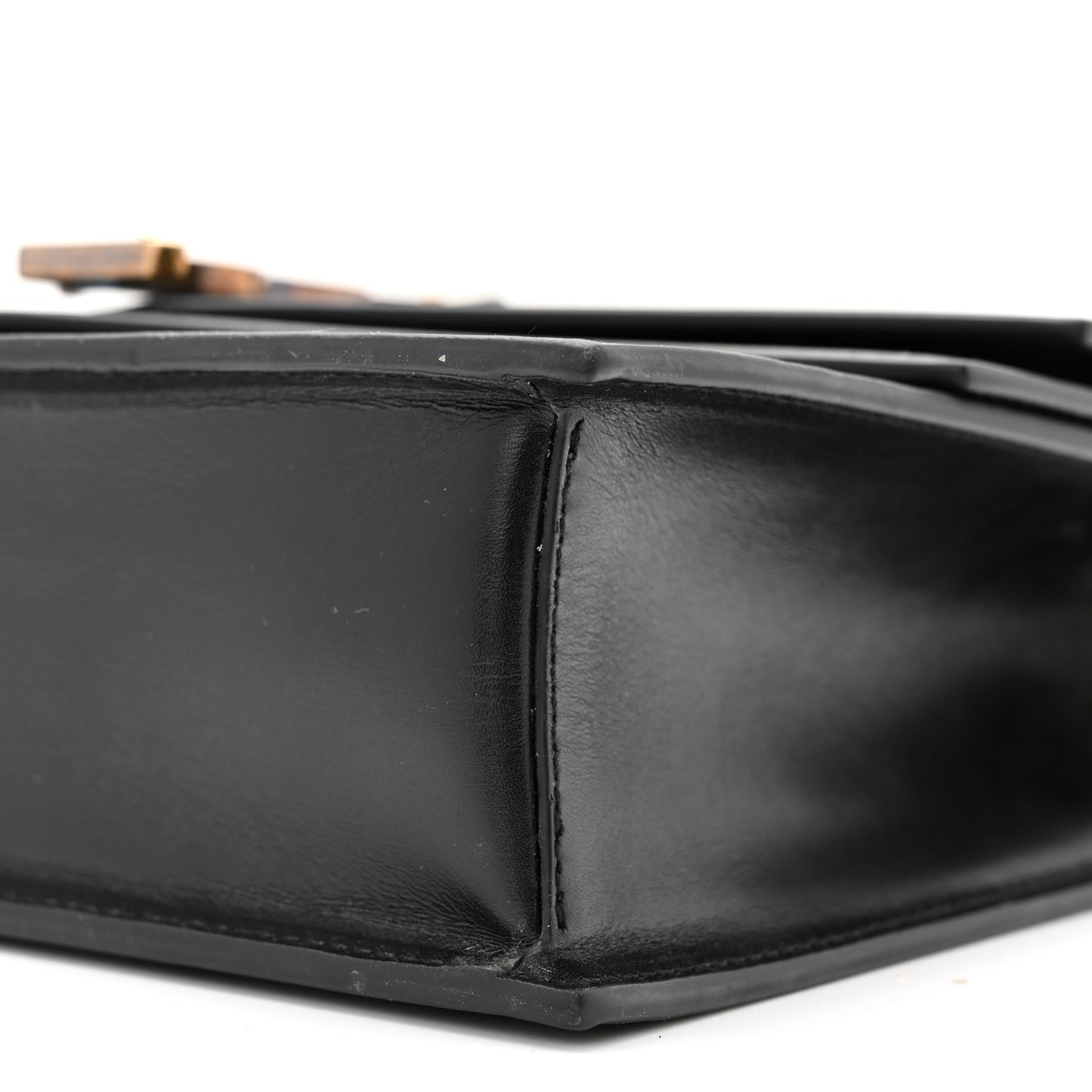 Smooth Calfskin Monogram Medium Sulpice Shoulder Bag Black