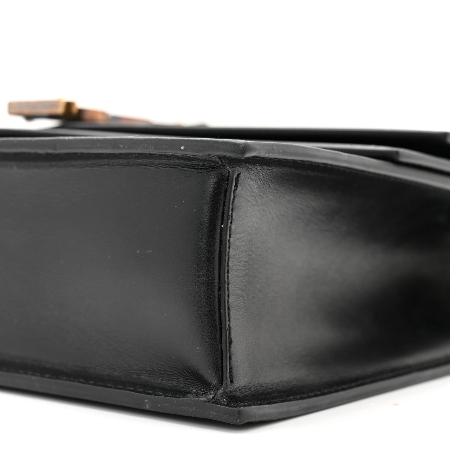 Saint Laurent Smooth Calfskin Monogram Medium Sulpice Shoulder Bag Black 9 of 10