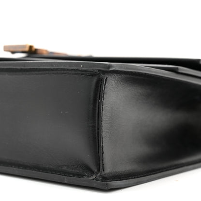 Saint Laurent Smooth Calfskin Monogram Medium Sulpice Shoulder Bag Black 9 of 10