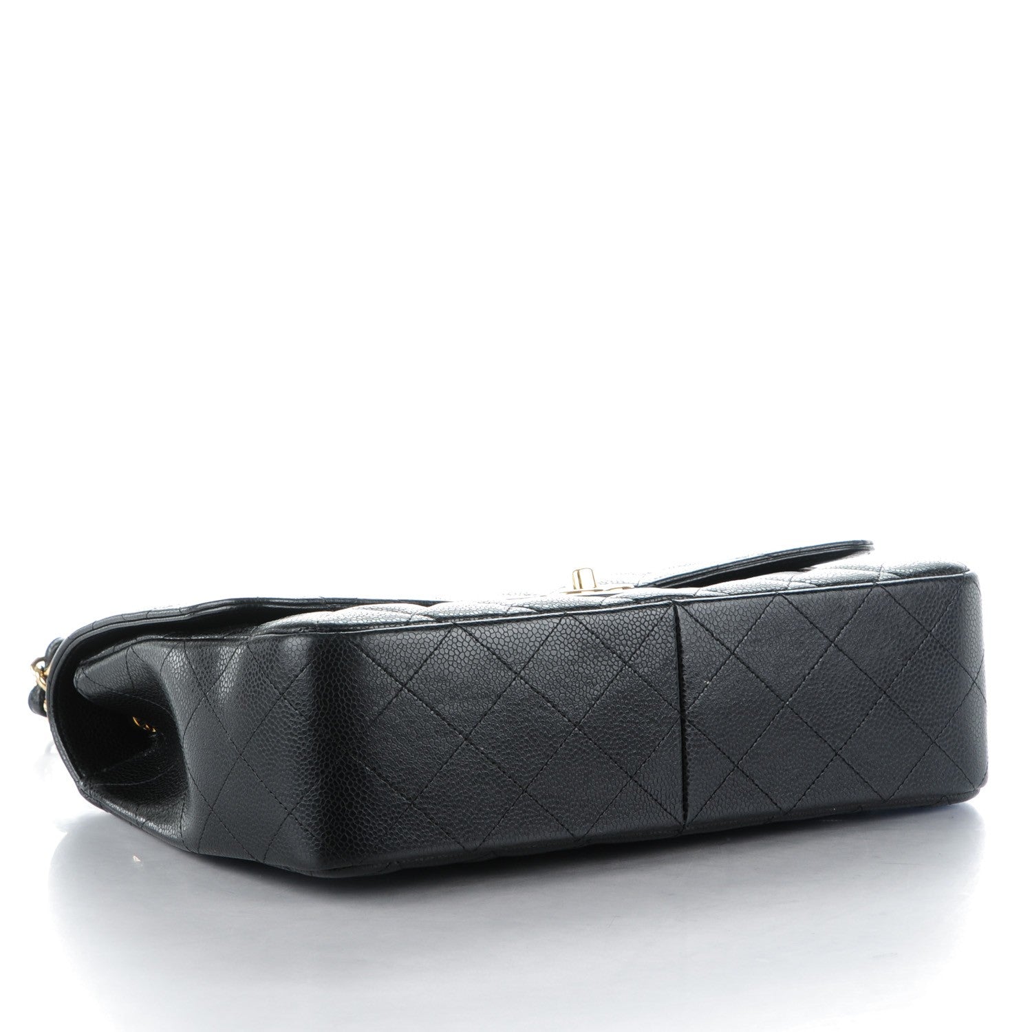 Chanel Caviar Quilted Jumbo Single Flap Black 4 of 8