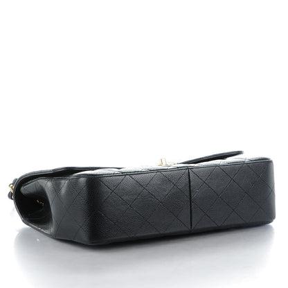 Chanel Caviar Quilted Jumbo Single Flap Black 4 of 8