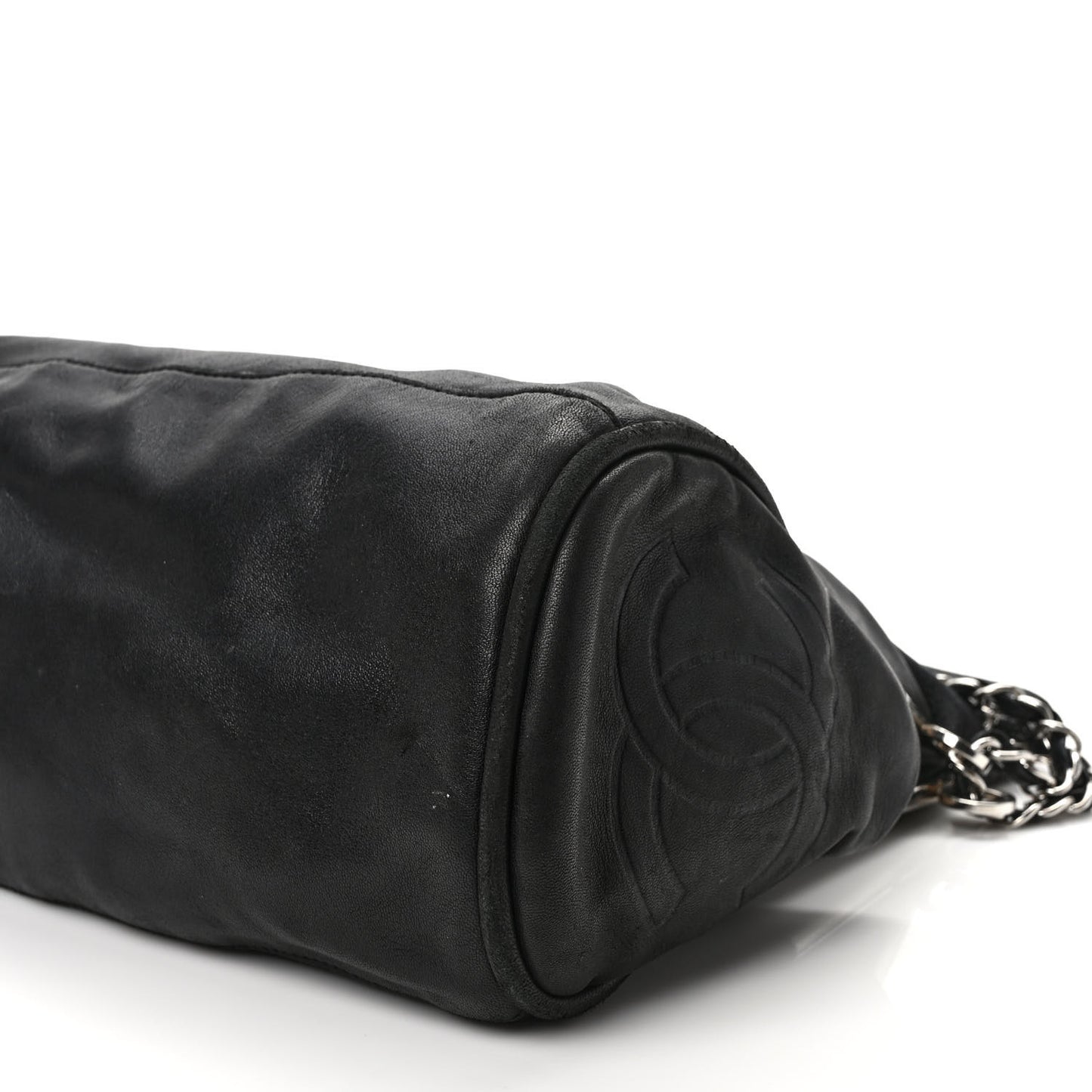 Lambskin Large Ultimate Soft Tote Black