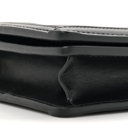 Gucci Calfskin GG Matelasse Chain Wallet Black 11 of 12