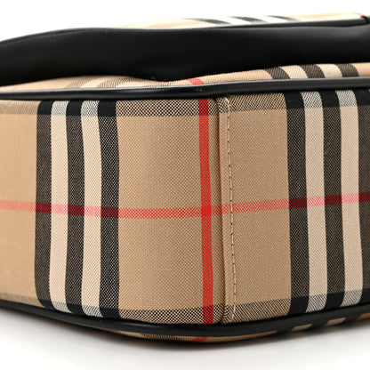 Burberry Vintage Check Calfskin Small Camera Bag Archive Beige 9 of 10