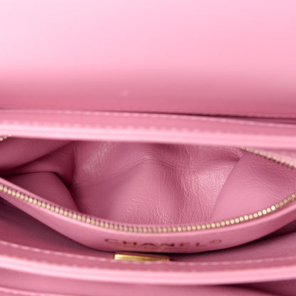 Chanel Lambskin Quilted Small Trendy CC Flap Dual Handle Bag Pink 6 of 14