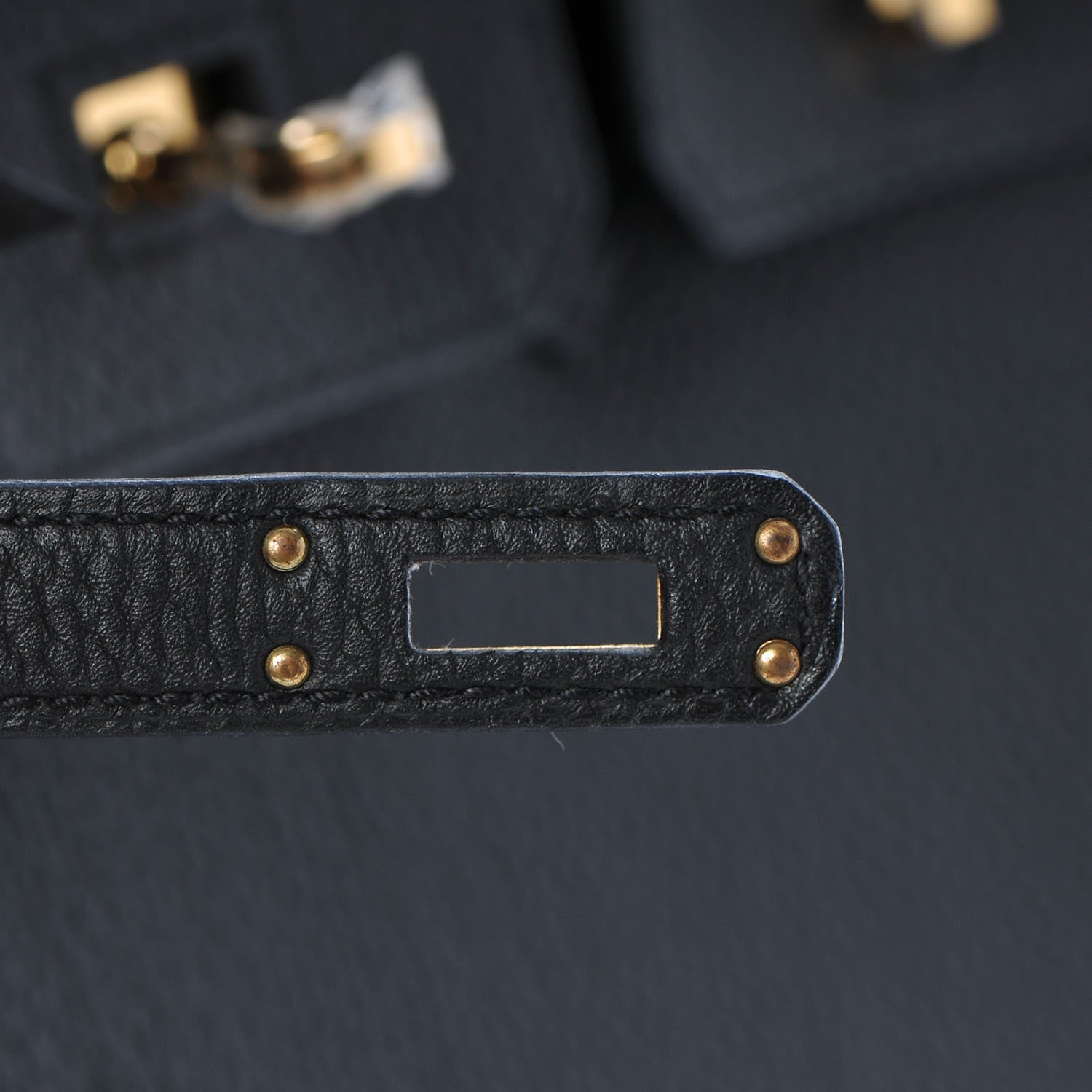 Hermes Togo Birkin 25 Black 17 of 34