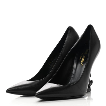 Saint Laurent Calfskin Opyum 110 Pumps 36 Black 3 of 10
