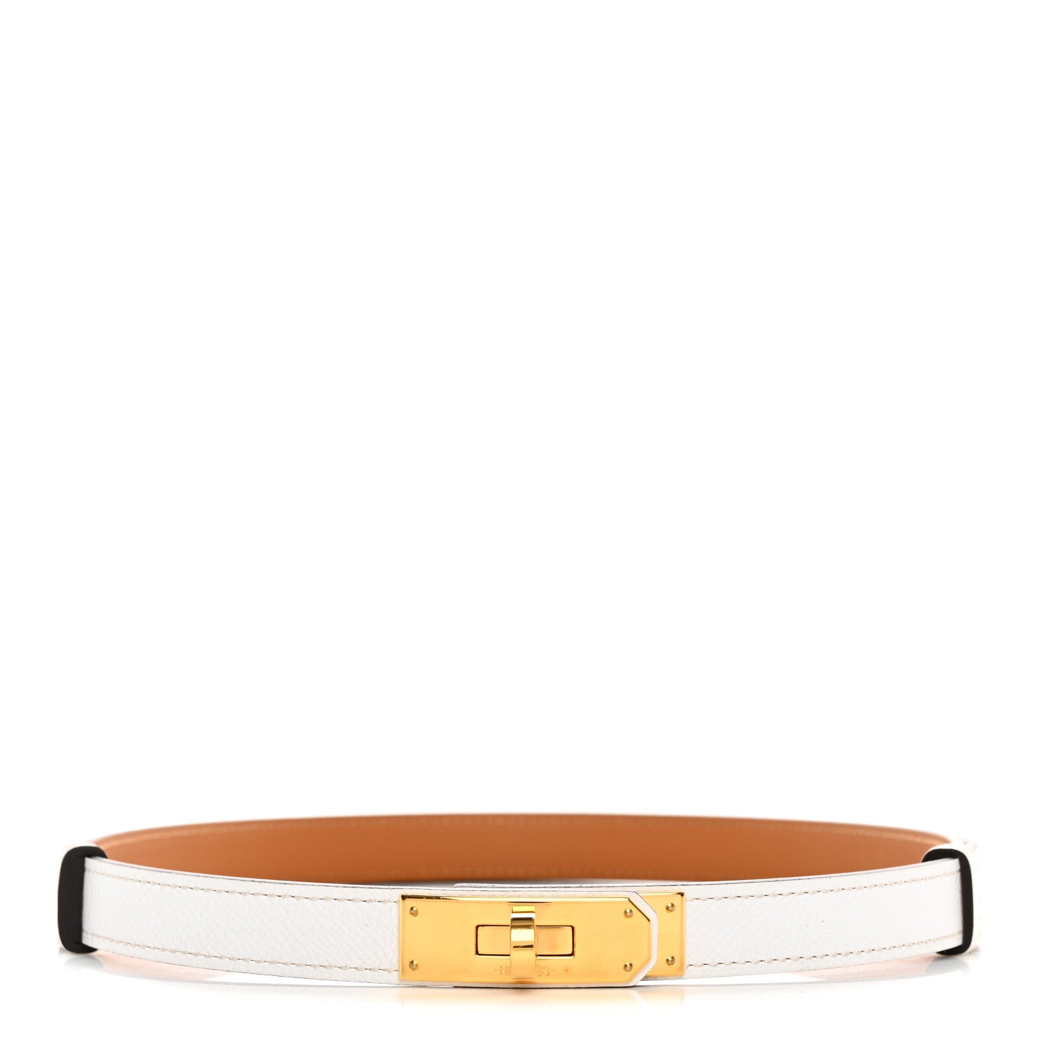 Hermes Epsom Kelly Belt White 1 of 4