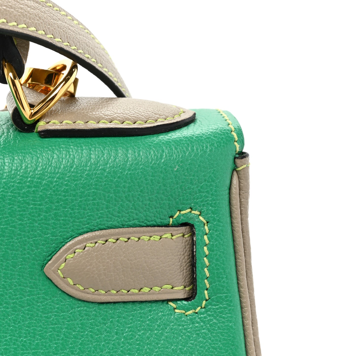 Chevre Mysore Horseshoe Kelly Retourne 28 Menthe Gris Tourterelle