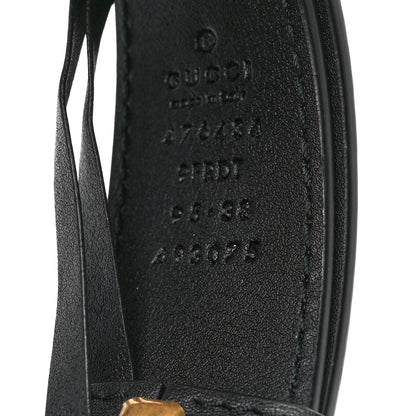 Gucci Velvet Matelasse GG Marmont Belt Bag 95 38 Black 9 of 13