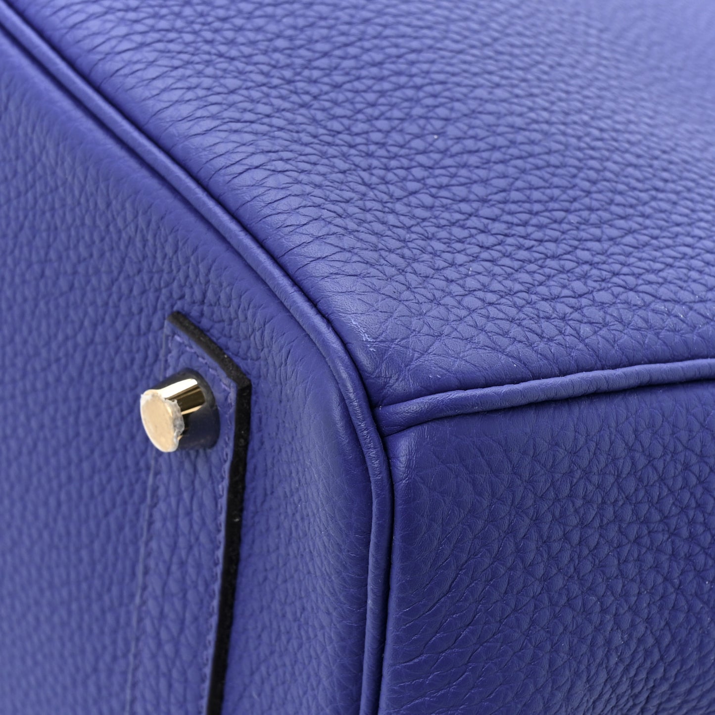 Togo Birkin 35 Bleu Electrique