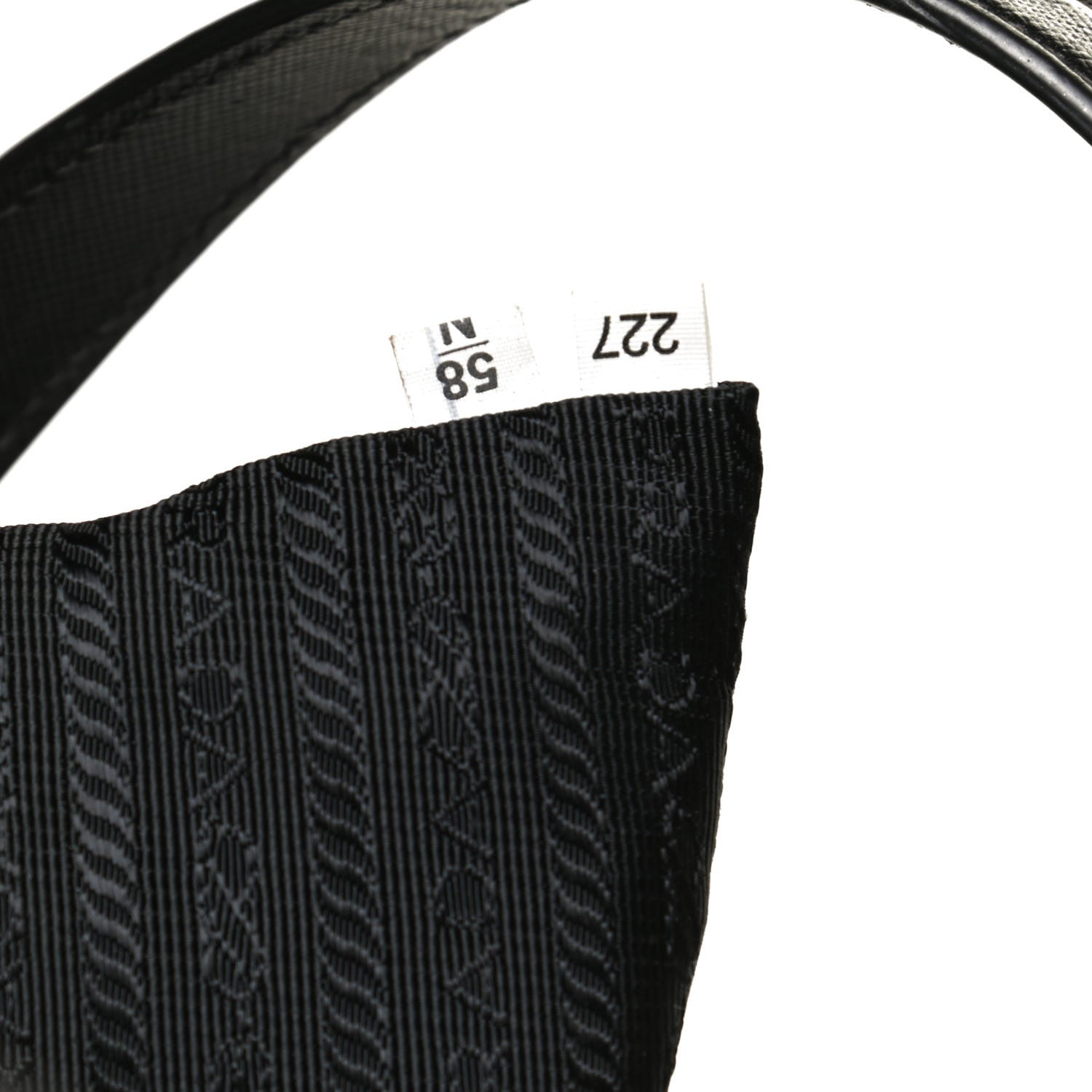 Prada Tessuto Nylon Saffiano Shopping Tote Black 12 of 15