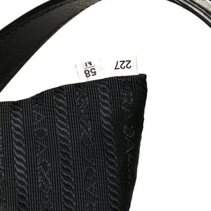 Prada Tessuto Nylon Saffiano Shopping Tote Black 12 of 15