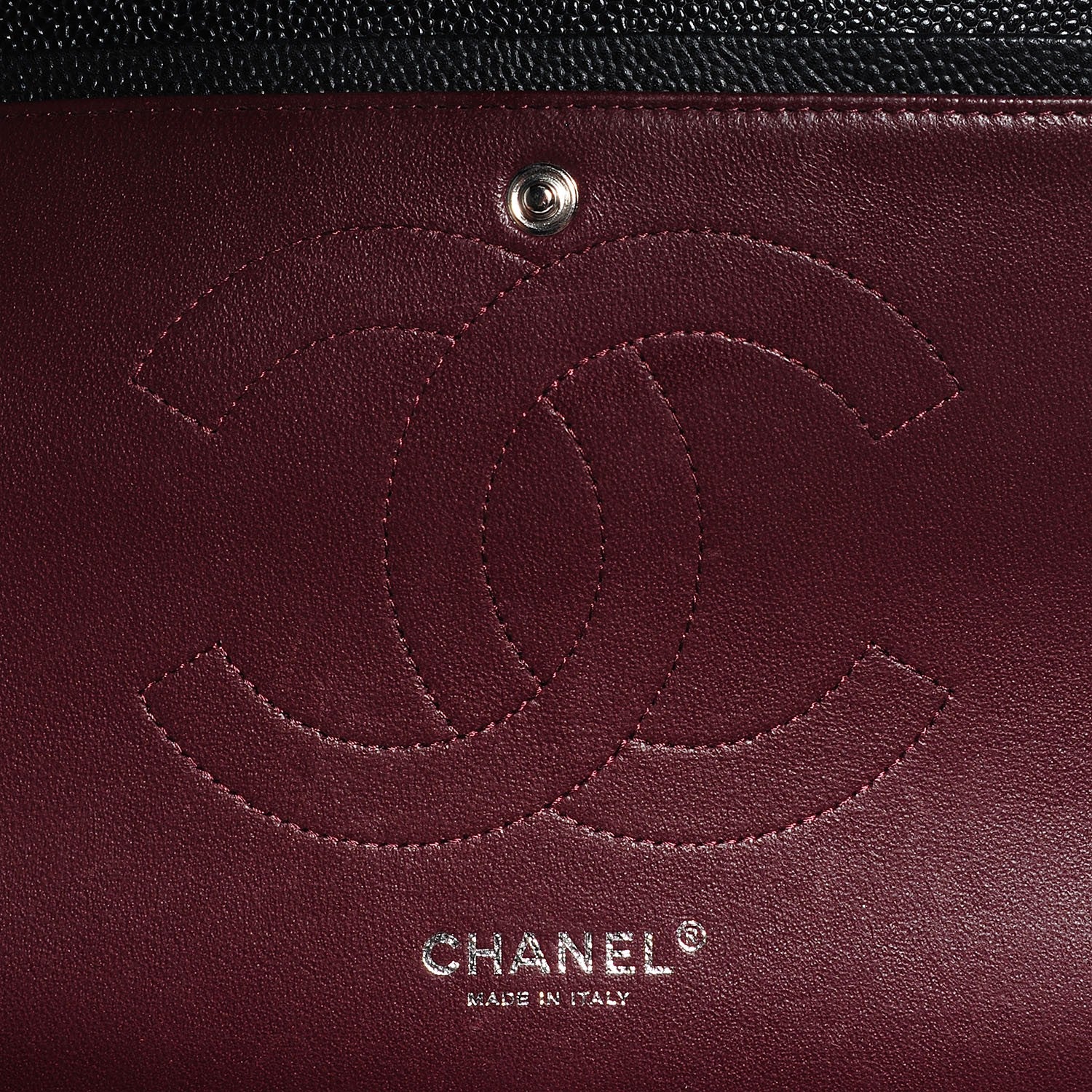 Chanel Caviar Quilted Jumbo Double Flap Black 6 of 9