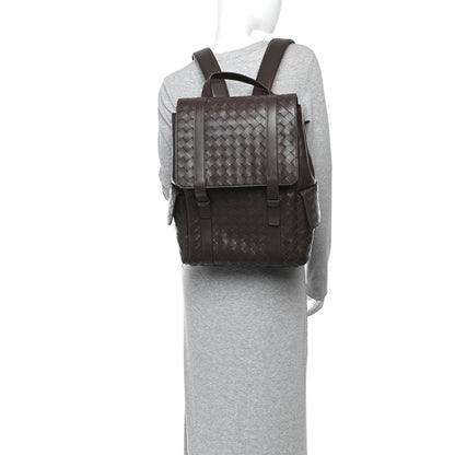 Bottega Veneta Calfskin Intrecciato Back To School Backpack Old Wood 2 of 10