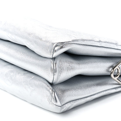 Louis Vuitton Metallic Lambskin Embossed Monogram Coussin PM Silver 11 of 11