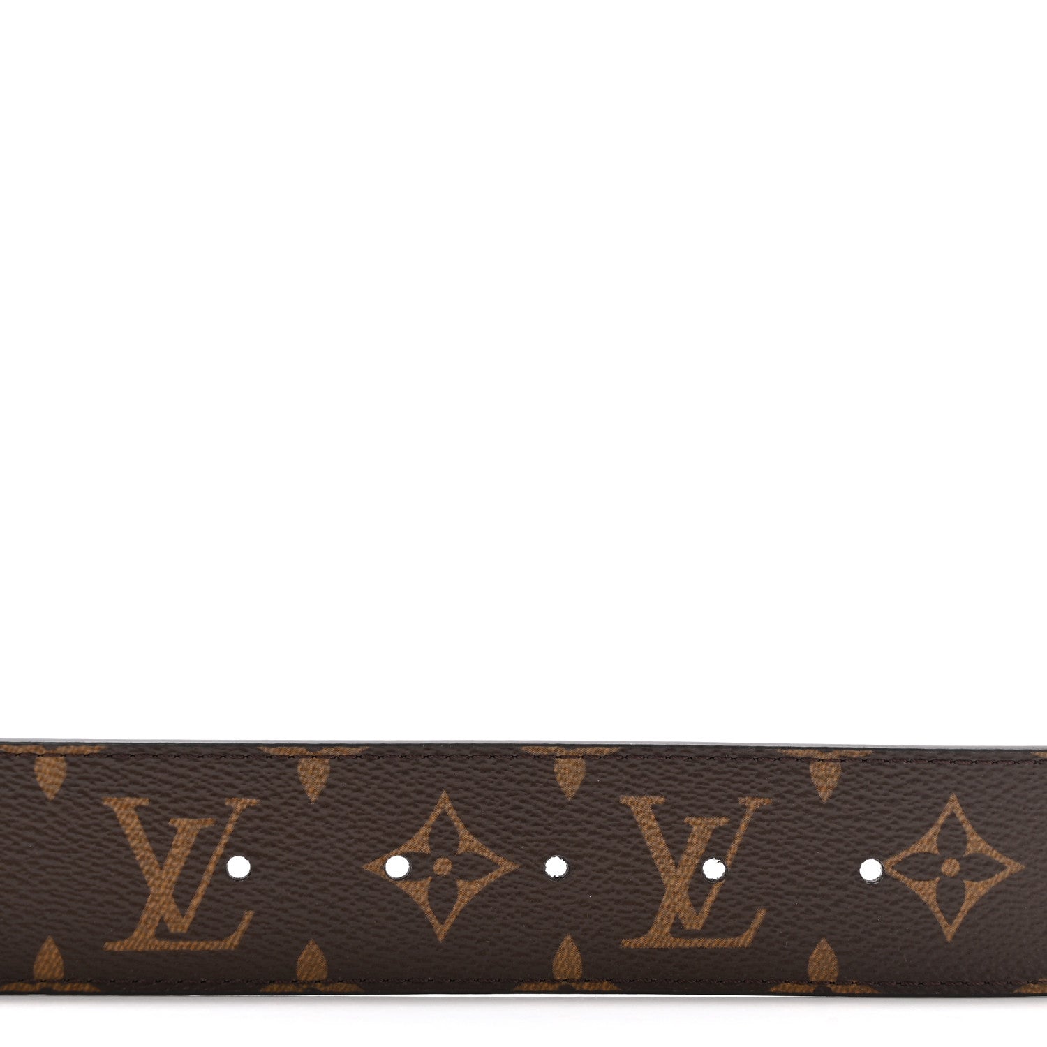 Louis Vuitton Calfskin Monogram 40mm LV Initiales Reversible Belt 95 38 Black 4 of 6
