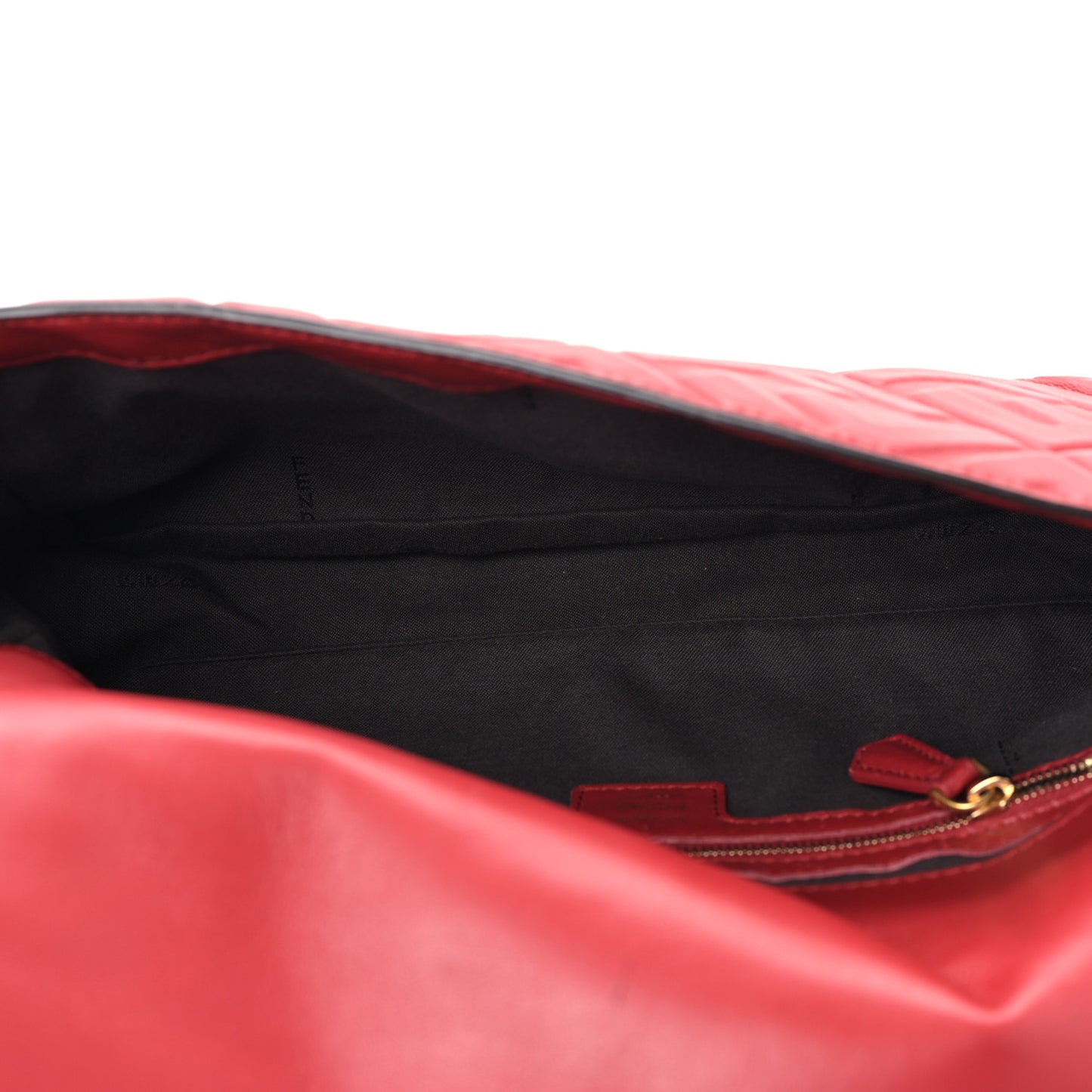 Nappa FF 1974 Embossed Baguette Fragola