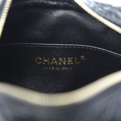 Chanel Aged Calfskin Quilted Mini Lucky Charm Reissue Camera Case Black 8 of 10