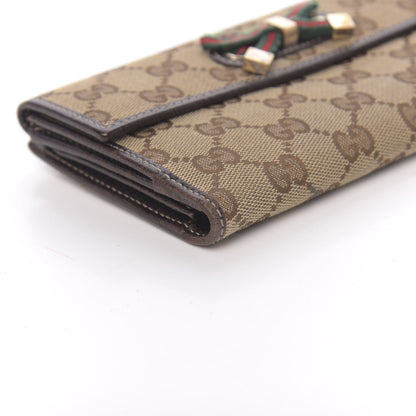 Gucci Monogram Princy Continental Wallet Brown 8 of 9