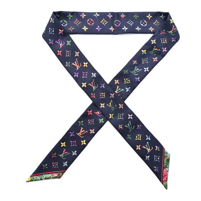 Louis Vuitton Silk Monogram LV Garden Bandeau Blue 1 of 3