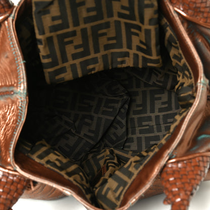 Fendi Nappa Fortuny Hologram Spy Tobacco Oro Ambrato 5 of 13
