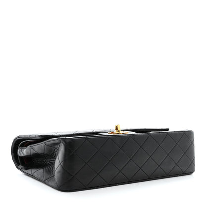 Chanel Lambskin Quilted Medium Double Flap Black 4 of 15