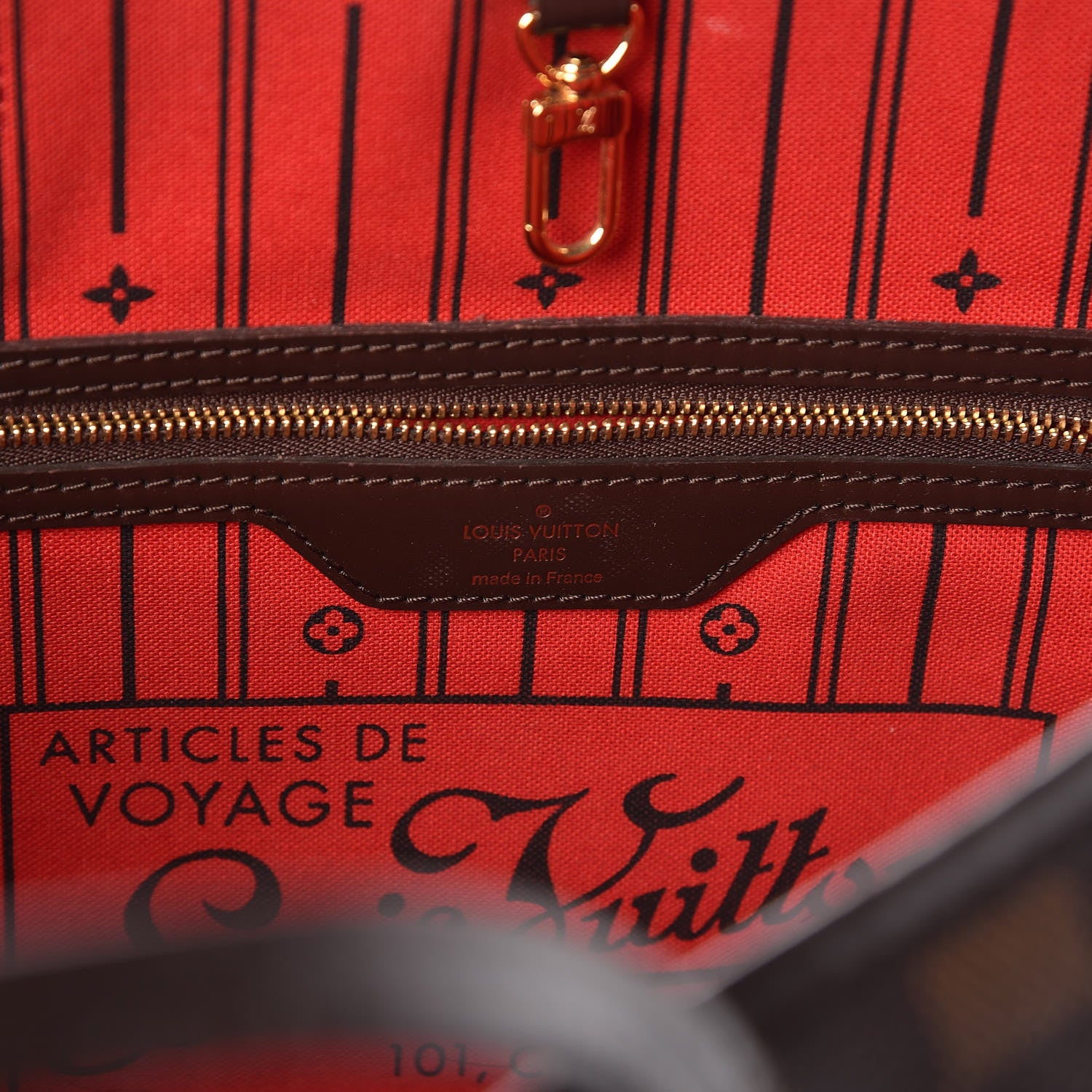 Louis Vuitton Damier Ebene Neverfull MM 6 of 12