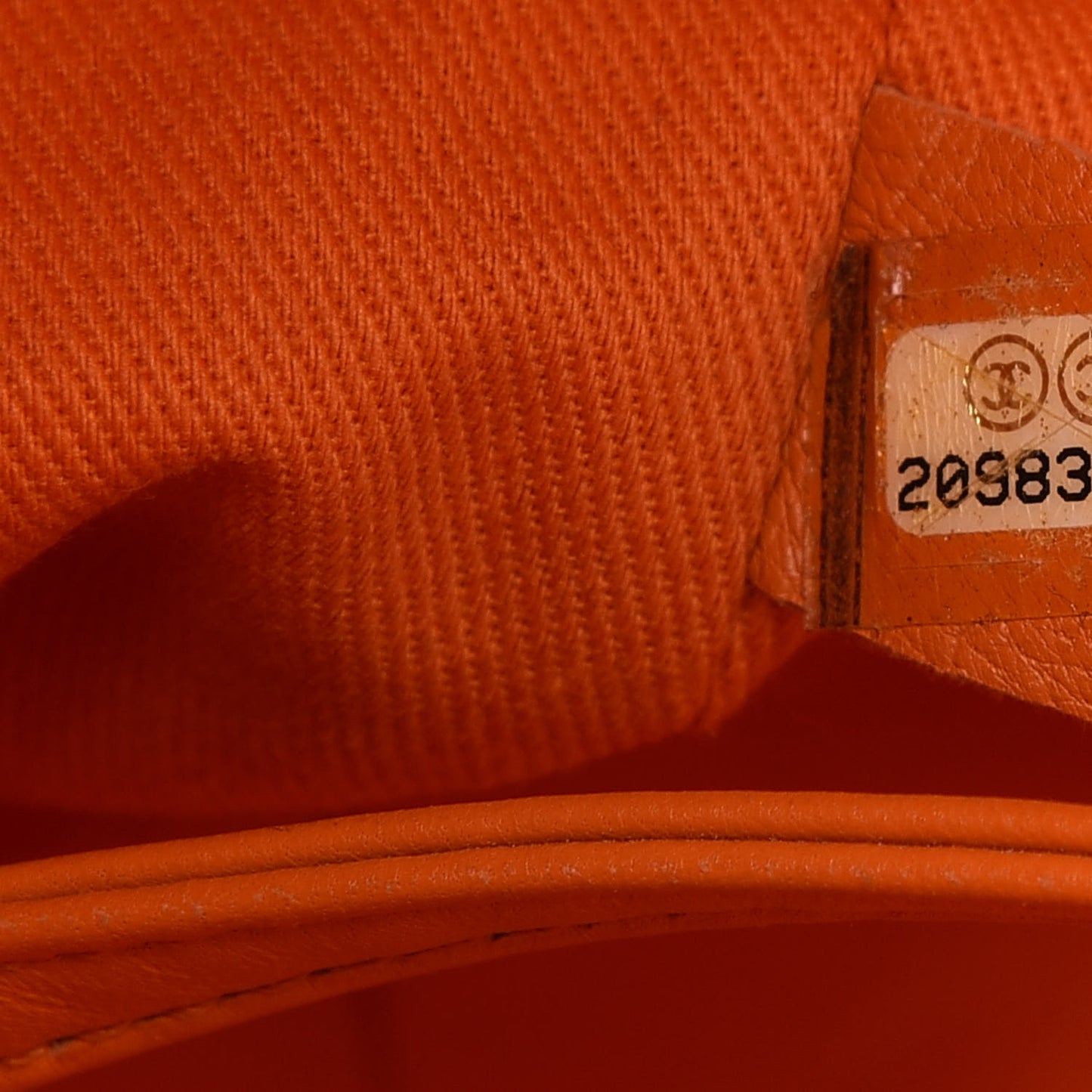 Canvas Medium Deauville Tote Orange