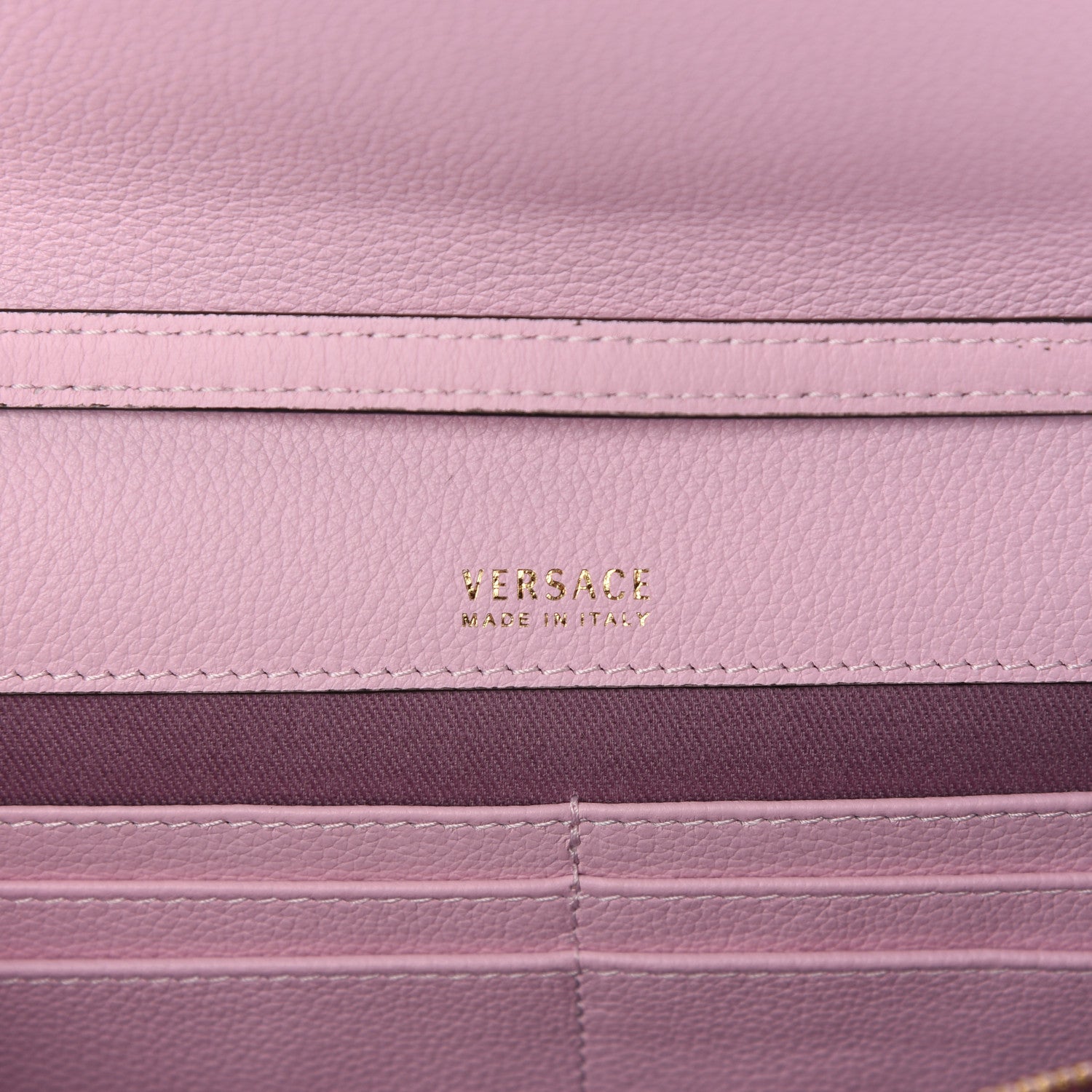 Versace Vitello Medusa Clutch Bag Pink 6 of 8