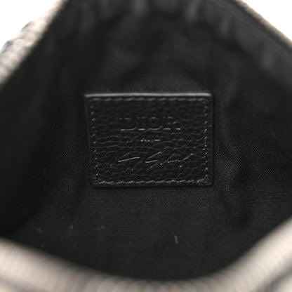 Christian Dior X KENNY SCHARF Oblique Canvas Embroidered Patches Roller Messenger Bag Charcoal 6 of 12