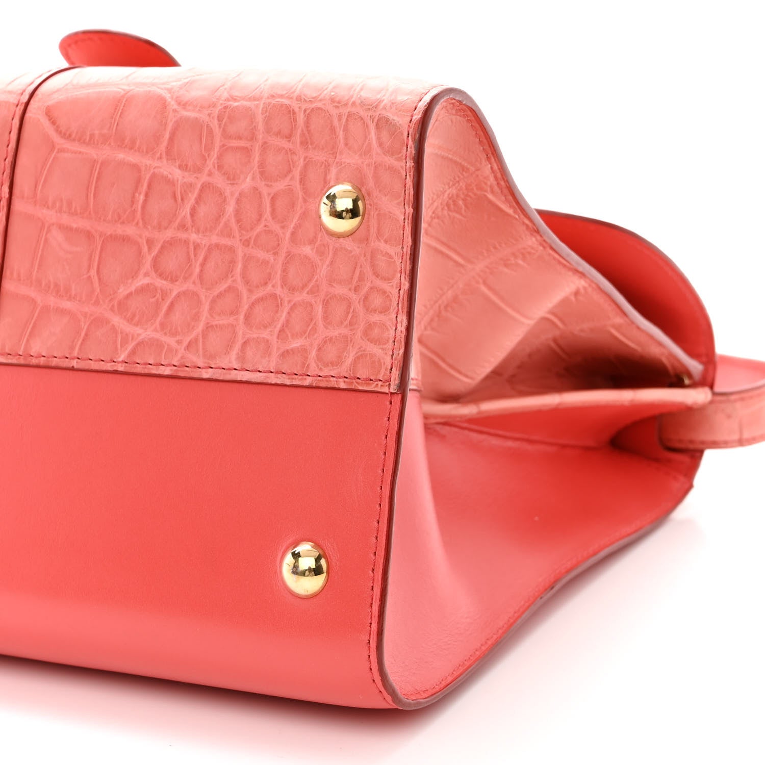 Delvaux Matte Alligator MM Brillant Satchel 10 of 12