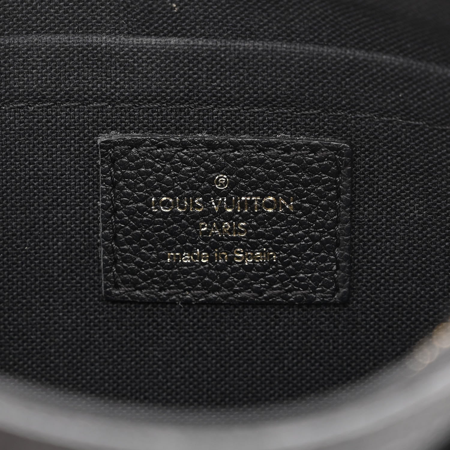 Louis Vuitton Monogram Pallas Clutch Black 6 of 11