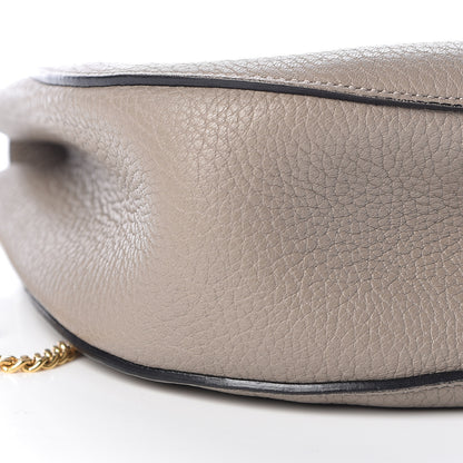 Chloe Grained Lambskin Drew Shoulder Bag Motty Grey 9 of 10