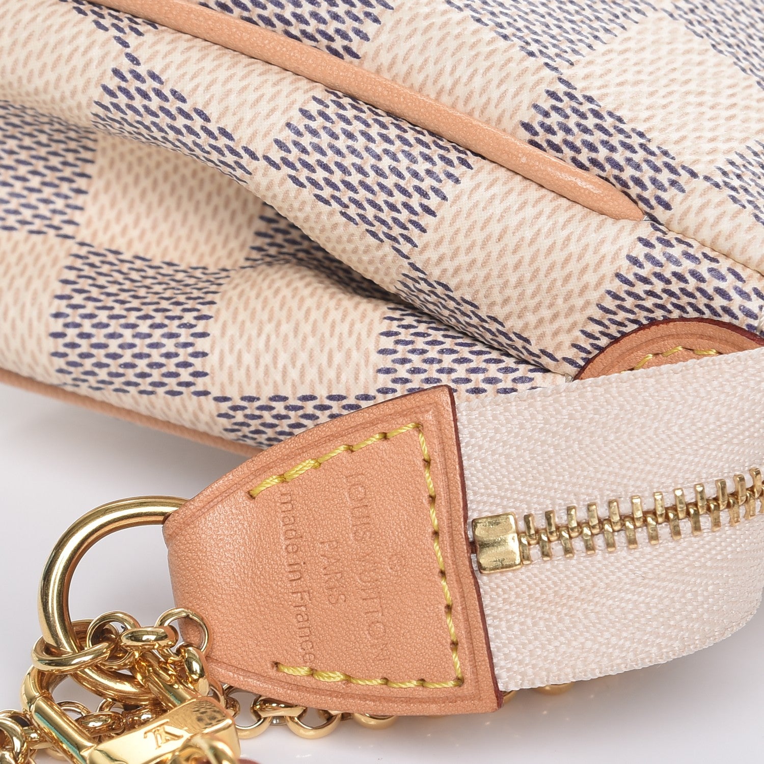 Louis Vuitton Damier Azur Eva Clutch 6 of 7