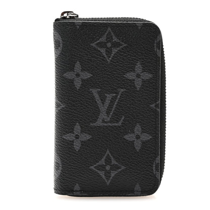 Louis Vuitton Monogram Eclipse Zippy Coin Purse Vertical 1 of 8