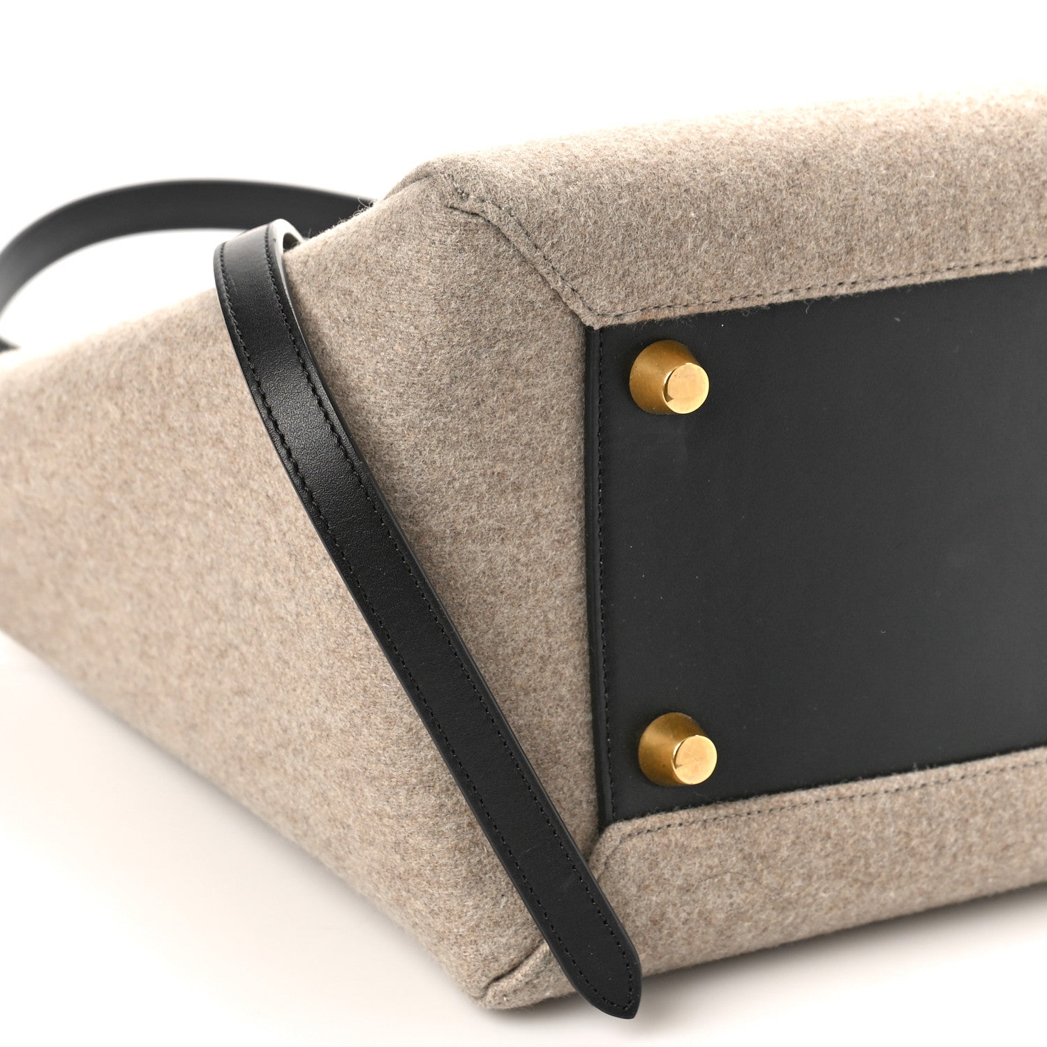 Celine Felt Smooth Calfskin Mini Belt Bag Beige 7 of 11