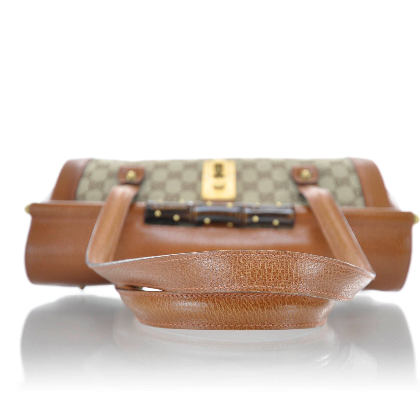 Monogram Bamboo Bullet Satchel