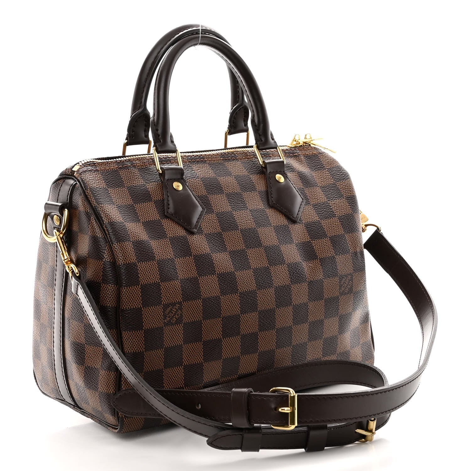 Louis Vuitton Damier Ebene Speedy Bandouliere 25 3 of 10