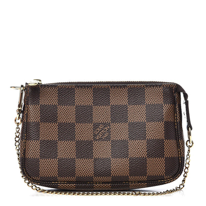 Louis Vuitton Damier Ebene Mini Pochette Accessories 1 of 8