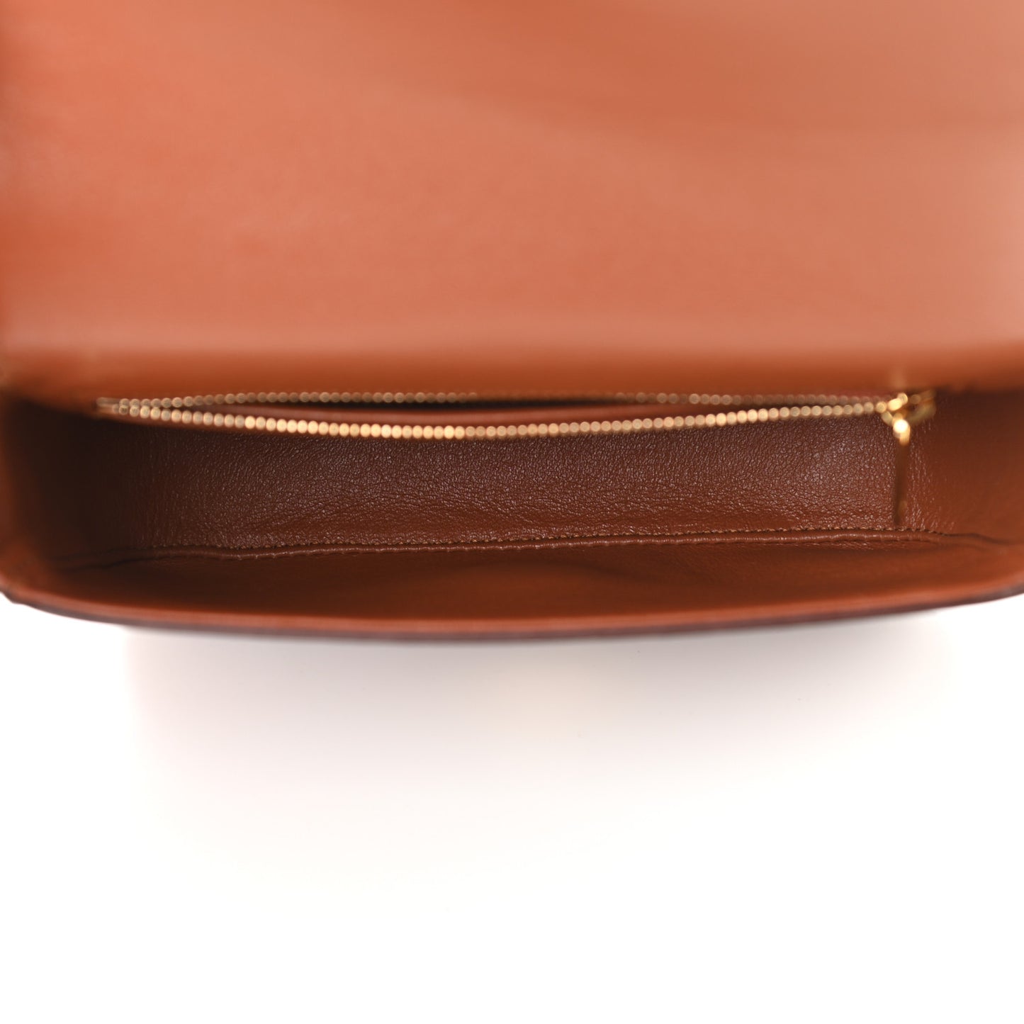 Calfskin Crocodile Embossed Medium Tassel Bag Tan