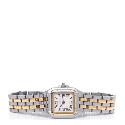 Cartier Stainless Steel 18K Yellow Gold 22mm Panthere Quartz Watch 2 of 4