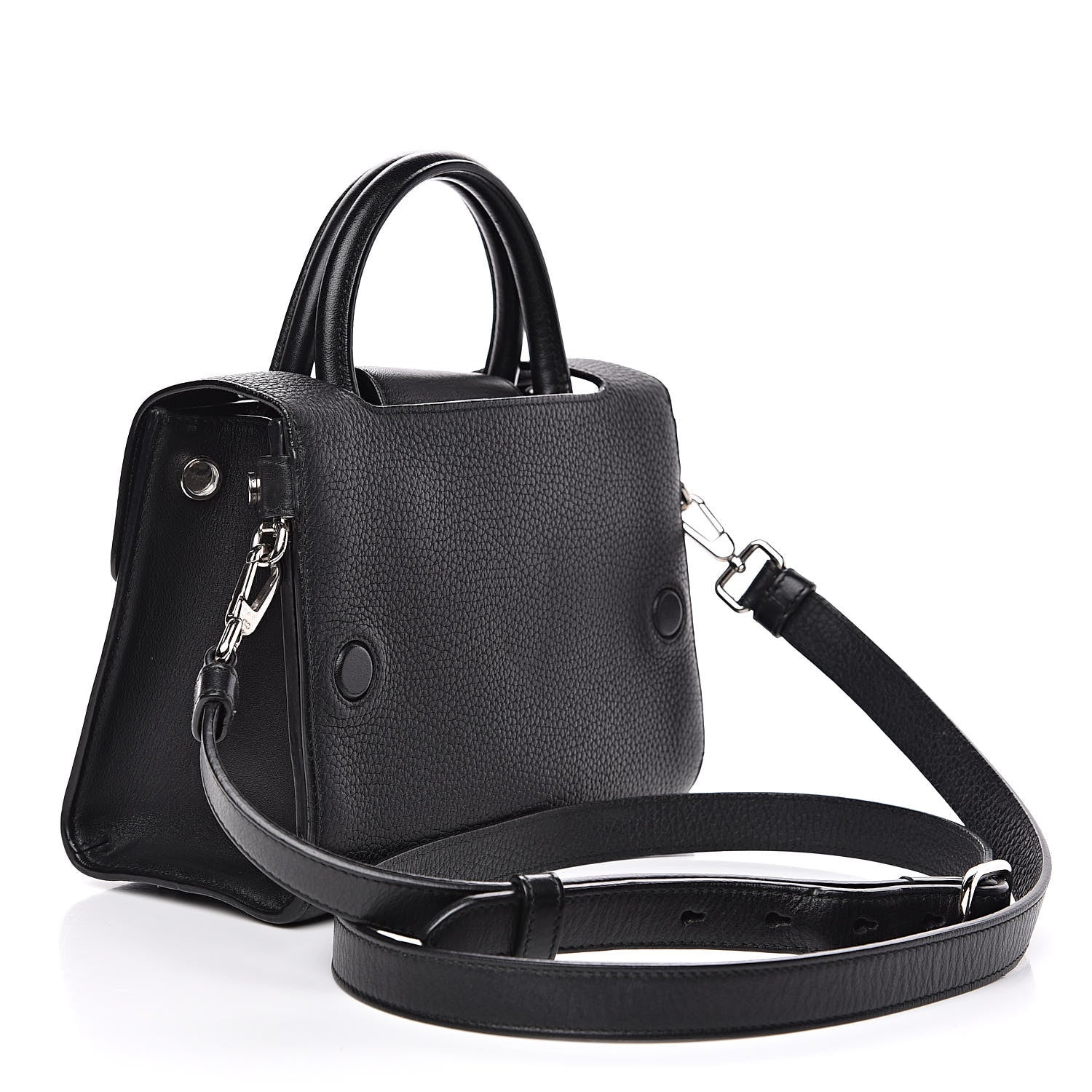 Christian Dior Grained Calfskin Mini Diorever Flap Black 3 of 13