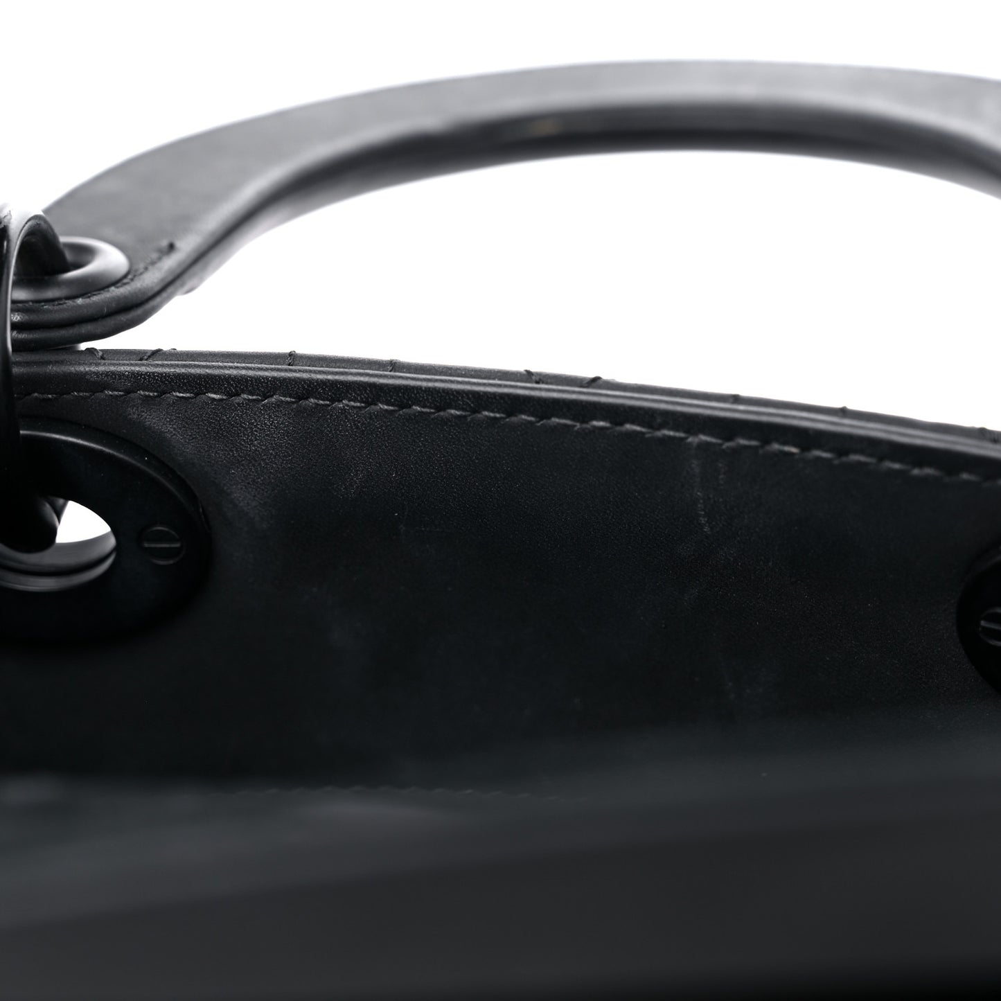 Ultra Matte Calfskin Cannage Small My ABCDior Lady Dior Black
